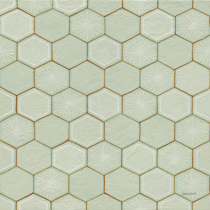 Hex III by Kathrine Lovell. SKU 55527a. Archival Giclee Fine art print for wall decor.