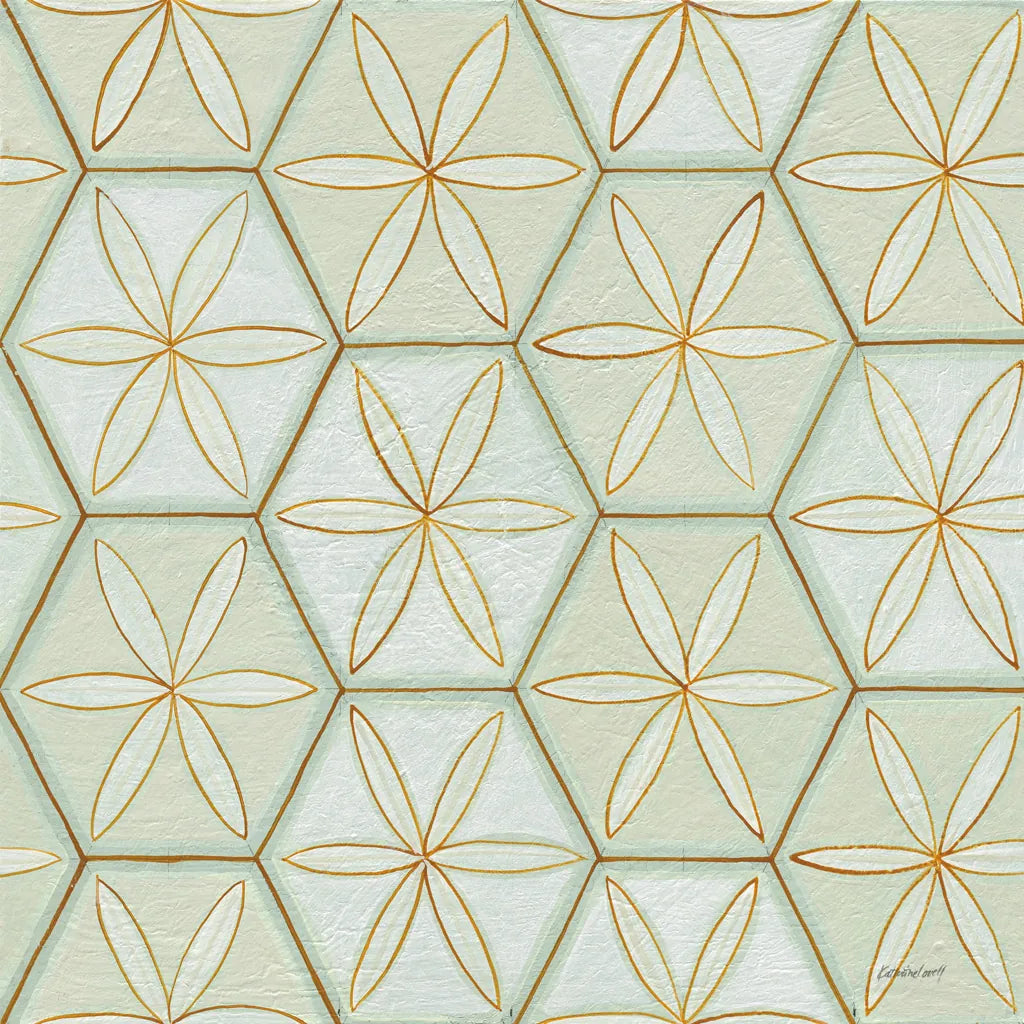 Hex IV by Kathrine Lovell. SKU 55528a. Archival Giclee Fine art print for wall decor.