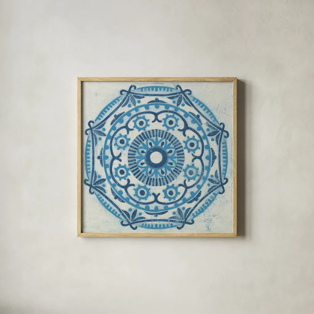 Istanbul IV by Kathrine Lovell. Shown in a natural wood glass frame for a timeless modern aesthetic. Available as an archival giclee rolled canvas, fine art paper, or poster print. SKU 24370a.