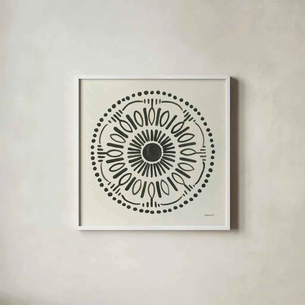 Kami II by Kathrine Lovell. Shown in a crisp white glass frame for a clean and minimalist style. Available as an archival giclee rolled canvas, fine art paper, or poster print. SKU 37903a.