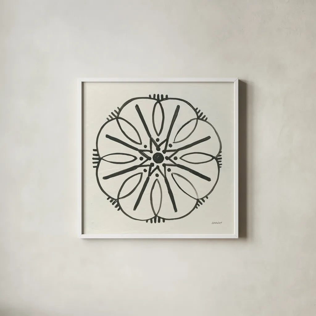 Kami III by Kathrine Lovell. Shown in a crisp white glass frame for a clean and minimalist style. Available as an archival giclee rolled canvas, fine art paper, or poster print. SKU 37904a.