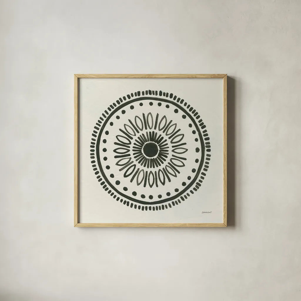 Kami IV by Kathrine Lovell. Shown in a natural wood glass frame for a timeless modern aesthetic. Available as an archival giclee rolled canvas, fine art paper, or poster print. SKU 37905a.