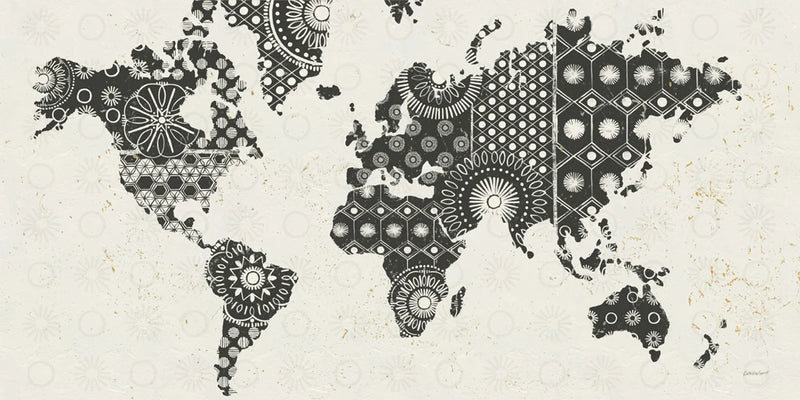 Kami Map - No Border by Kathrine Lovell