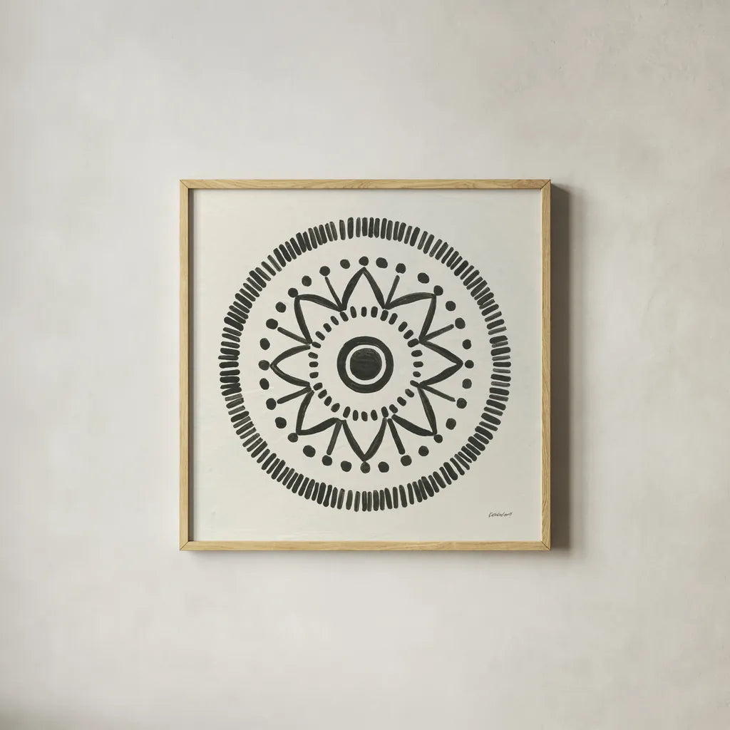 Kami V by Kathrine Lovell. Shown in a natural wood glass frame for a timeless modern aesthetic. Available as an archival giclee rolled canvas, fine art paper, or poster print. SKU 37906a.