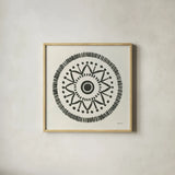 Kami V by Kathrine Lovell. Shown in a natural wood glass frame for a timeless modern aesthetic. Available as an archival giclee rolled canvas, fine art paper, or poster print. SKU 37906a.