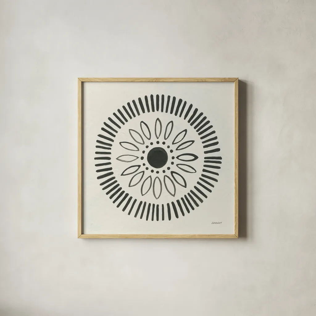 Kami VII by Kathrine Lovell. Shown in a natural wood glass frame for a timeless modern aesthetic. Available as an archival giclee rolled canvas, fine art paper, or poster print. SKU 37908a.