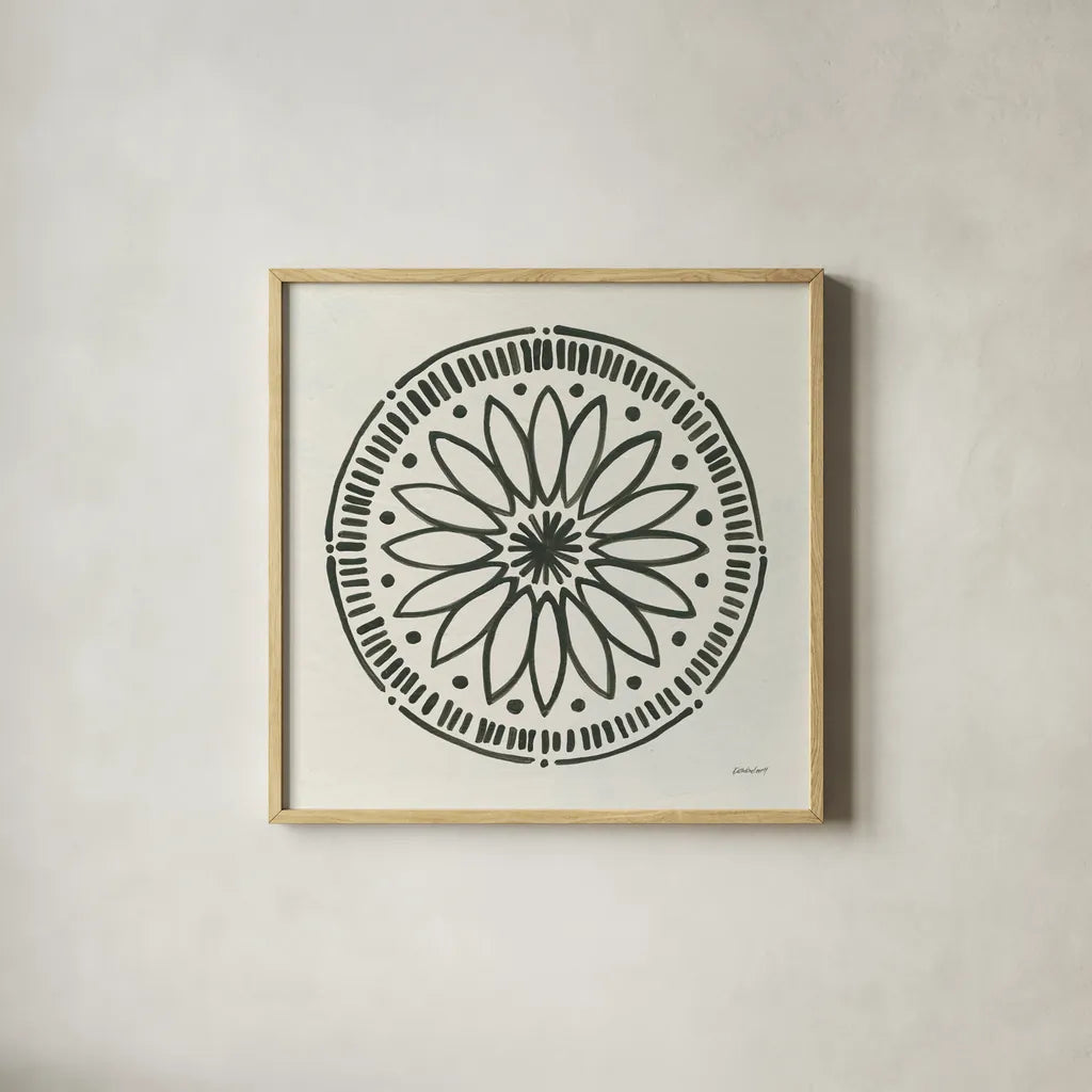 Kami VIII by Kathrine Lovell. Shown in a natural wood glass frame for a timeless modern aesthetic. Available as an archival giclee rolled canvas, fine art paper, or poster print. SKU 37909a.