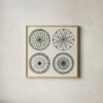 Kami X by Kathrine Lovell. Shown in a natural wood glass frame for a timeless modern aesthetic. Available as an archival giclee rolled canvas, fine art paper, or poster print. SKU 37911a.