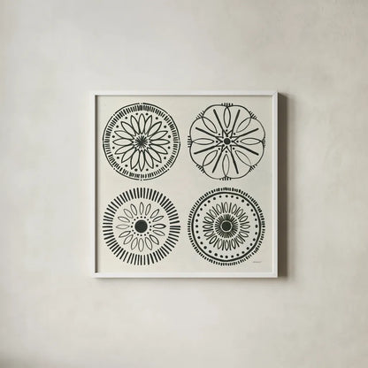 Kami X by Kathrine Lovell. Shown in a crisp white glass frame for a clean and minimalist style. Available as an archival giclee rolled canvas, fine art paper, or poster print. SKU 37911a.