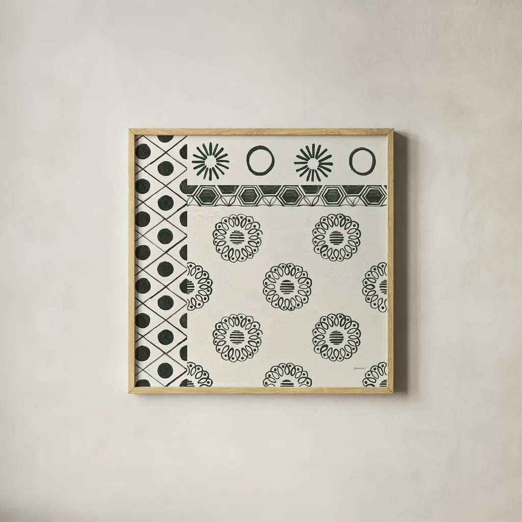 Kami XI by Kathrine Lovell. Shown in a natural wood glass frame for a timeless modern aesthetic. Available as an archival giclee rolled canvas, fine art paper, or poster print. SKU 37912a.