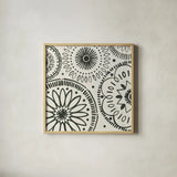 Kami XIII by Kathrine Lovell. Shown in a natural wood glass frame for a timeless modern aesthetic. Available as an archival giclee rolled canvas, fine art paper, or poster print. SKU 37914a.