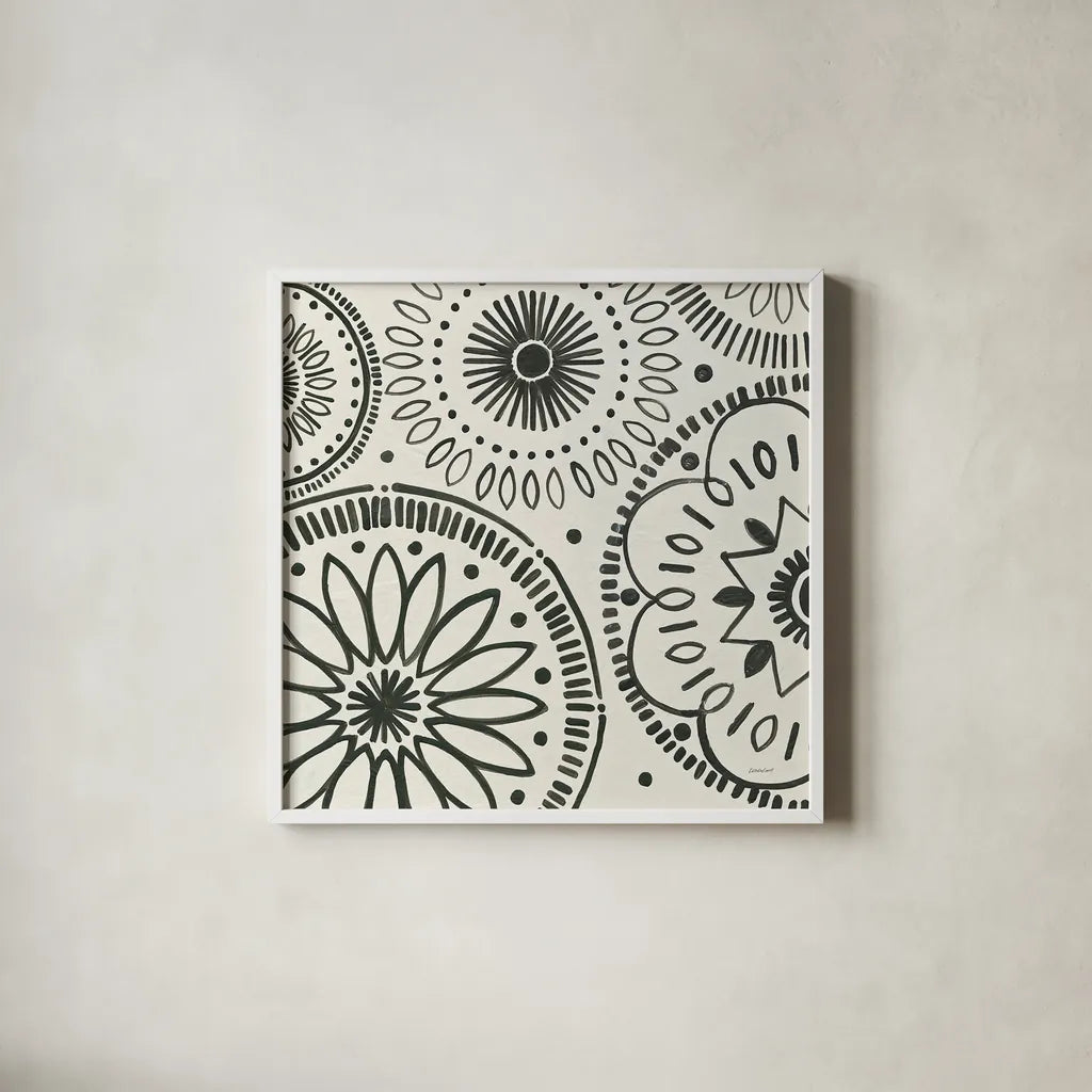 Kami XIII by Kathrine Lovell. Shown in a crisp white glass frame for a clean and minimalist style. Available as an archival giclee rolled canvas, fine art paper, or poster print. SKU 37914a.