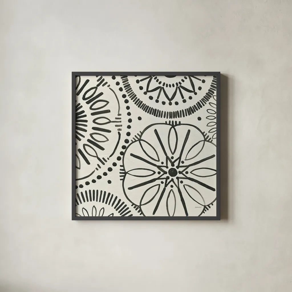 Kami XIV by Kathrine Lovell. Shown in a sleek black glass frame for a contemporary gallery look. Available as an archival giclee rolled canvas, fine art paper, or poster print. SKU 37915a.