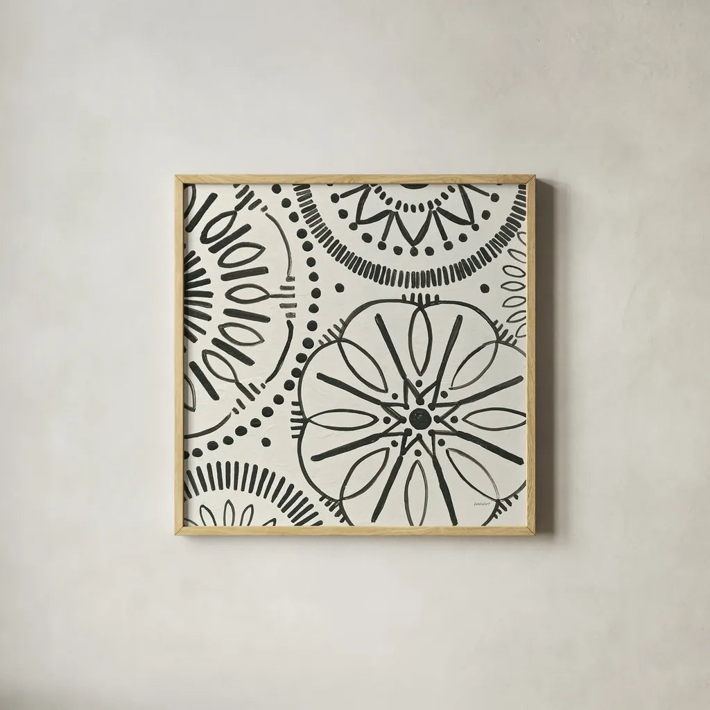 Kami XIV by Kathrine Lovell. Shown in a natural wood glass frame for a timeless modern aesthetic. Available as an archival giclee rolled canvas, fine art paper, or poster print. SKU 37915a.