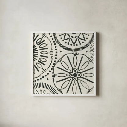 Kami XIV by Kathrine Lovell. Shown in a crisp white glass frame for a clean and minimalist style. Available as an archival giclee rolled canvas, fine art paper, or poster print. SKU 37915a.