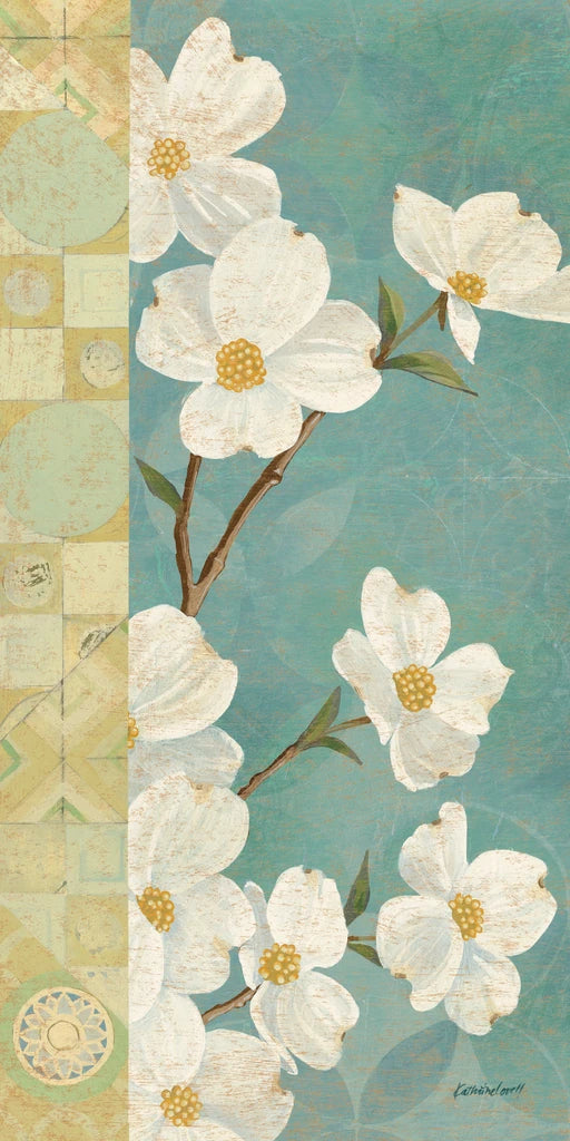 Kimono Blossoms Panel I by Kathrine Lovell