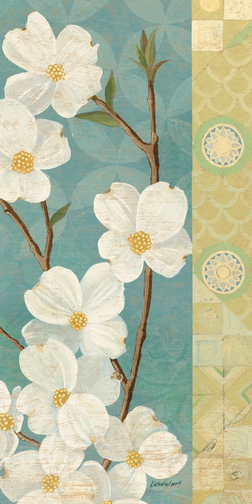 Kimono Blossoms Panel II by Kathrine Lovell