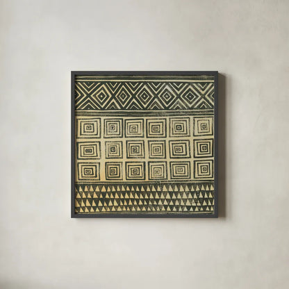 Kuba I by Kathrine Lovell. Shown in a sleek black glass frame for a contemporary gallery look. Available as an archival giclee rolled canvas, fine art paper, or poster print. SKU 28119a.