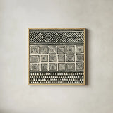Kuba I by Kathrine Lovell. Shown in a natural wood glass frame for a timeless modern aesthetic. Available as an archival giclee rolled canvas, fine art paper, or poster print. SKU 31328a.