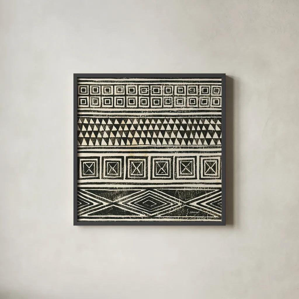 Kuba II by Kathrine Lovell. Shown in a sleek black glass frame for a contemporary gallery look. Available as an archival giclee rolled canvas, fine art paper, or poster print. SKU 31329a.