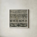 Kuba II by Kathrine Lovell. Shown in a crisp white glass frame for a clean and minimalist style. Available as an archival giclee rolled canvas, fine art paper, or poster print. SKU 31329a.