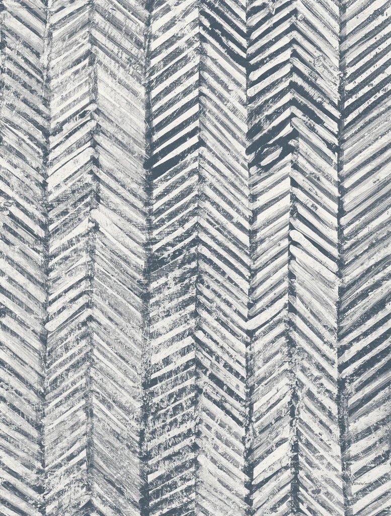 Maki Tile Panel I Crop II Blue by Kathrine Lovell