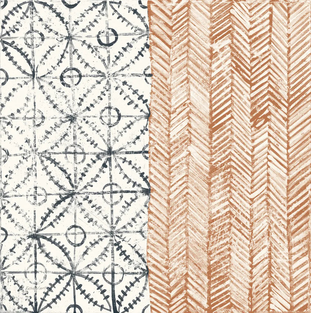 Maki Tile VII by Kathrine Lovell. SKU 55283a. Archival Giclee Fine art print for wall decor.