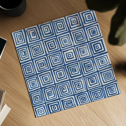 Maki Tile XIV by Kathrine Lovell. Shown as a detailed flat fine art print, highlighting archival giclee quality. Available as an archival giclee rolled canvas, fine art paper, or poster print. SKU 24430a.