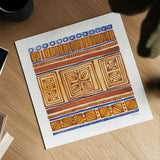 Mix and Match I by Kathrine Lovell. Shown as a detailed flat fine art print, highlighting archival giclee quality. Available as an archival giclee rolled canvas, fine art paper, or poster print. SKU 84975a.