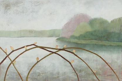 Nonquit Pond in May by Kathrine Lovell. SKU 58645i. Archival Giclee Fine art print for wall decor.