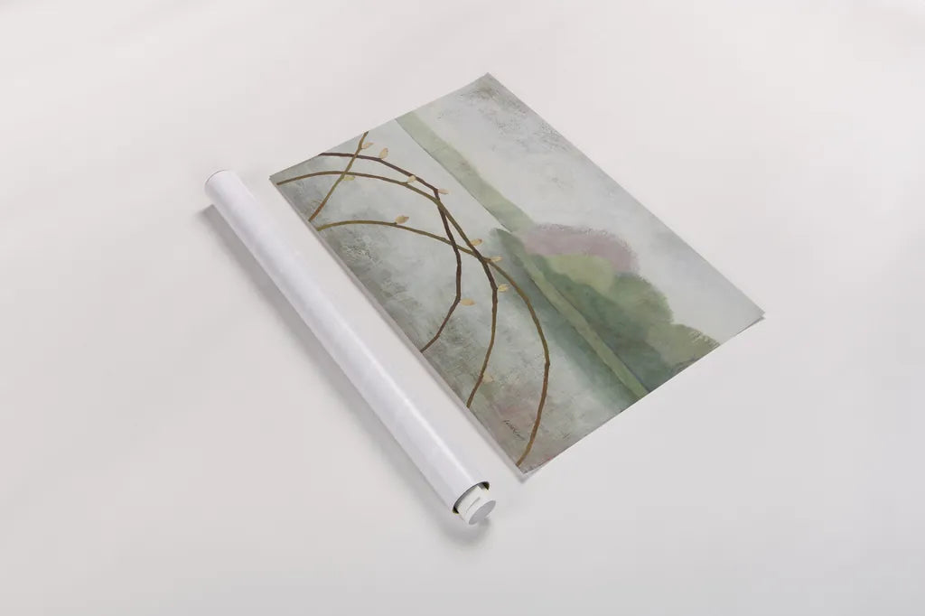 Nonquit Pond in May by Kathrine Lovell. shown as a rolled paper print. Available as archival giclee rolled canvas, fine art paper, or poster print. SKU 58645i.