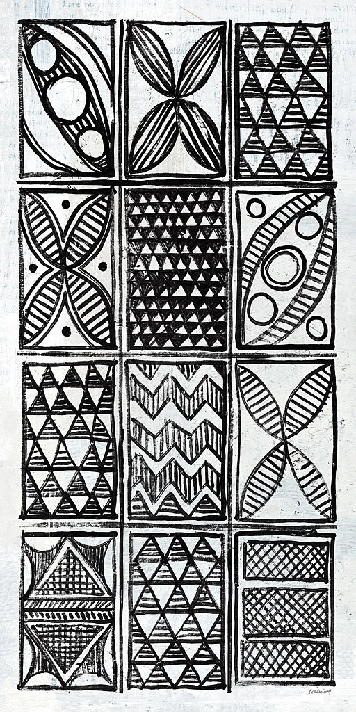 Patterns of the Amazon III BW by Kathrine Lovell