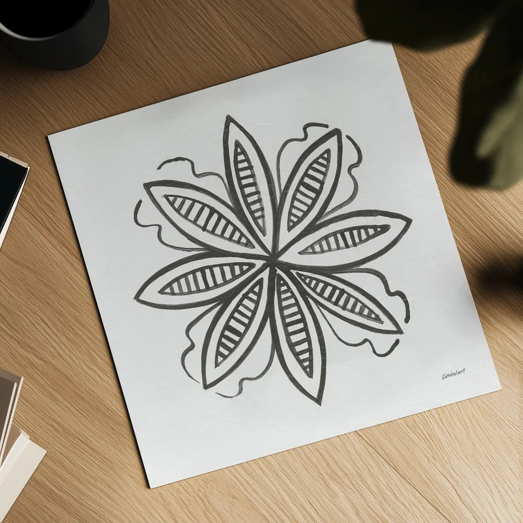 Patterns of the Amazon Icon I by Kathrine Lovell. Shown as a detailed flat fine art print, highlighting archival giclee quality. Available as an archival giclee rolled canvas, fine art paper, or poster print. SKU 37104a.