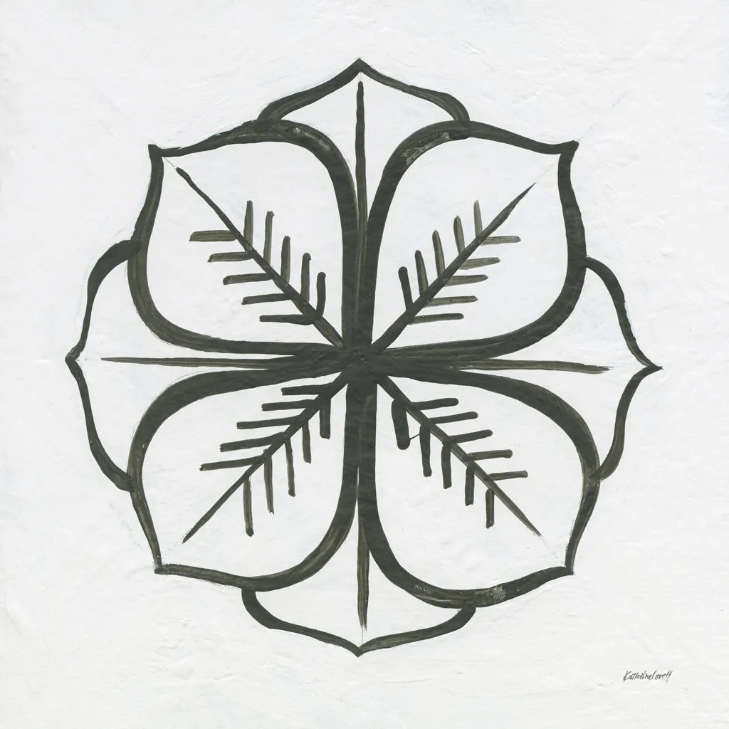 Patterns of the Amazon Icon II by Kathrine Lovell. SKU 37105a. Archival Giclee Fine art print for wall decor.