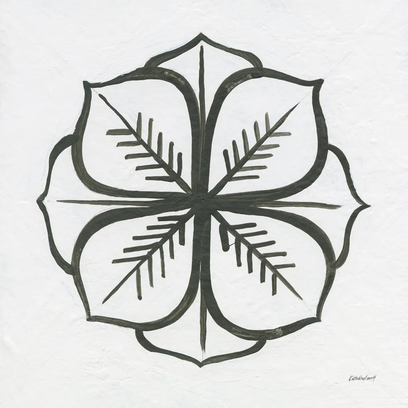 Patterns of the Amazon Icon II by Kathrine Lovell. SKU 37105a. Archival Giclee Fine art print for wall decor.