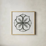 Patterns of the Amazon Icon II by Kathrine Lovell. Shown in a natural wood glass frame for a timeless modern aesthetic. Available as an archival giclee rolled canvas, fine art paper, or poster print. SKU 37105a.