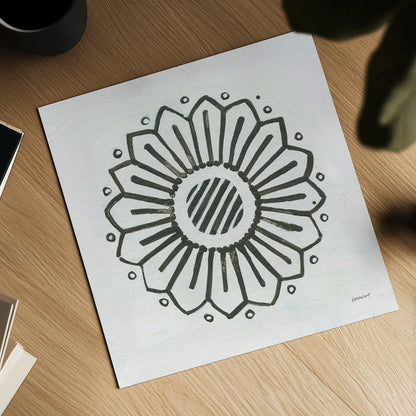 Patterns of the Amazon Icon IX by Kathrine Lovell. Shown as a detailed flat fine art print, highlighting archival giclee quality. Available as an archival giclee rolled canvas, fine art paper, or poster print. SKU 37112a.