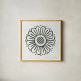 Patterns of the Amazon Icon IX by Kathrine Lovell. Shown in a natural wood glass frame for a timeless modern aesthetic. Available as an archival giclee rolled canvas, fine art paper, or poster print. SKU 37112a.