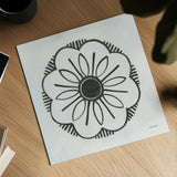 Patterns of the Amazon Icon V by Kathrine Lovell. Shown as a detailed flat fine art print, highlighting archival giclee quality. Available as an archival giclee rolled canvas, fine art paper, or poster print. SKU 37108a.
