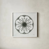 Patterns of the Amazon Icon V by Kathrine Lovell. Shown in a crisp white glass frame for a clean and minimalist style. Available as an archival giclee rolled canvas, fine art paper, or poster print. SKU 37108a.