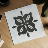 Patterns of the Amazon Icon VI by Kathrine Lovell. Shown as a detailed flat fine art print, highlighting archival giclee quality. Available as an archival giclee rolled canvas, fine art paper, or poster print. SKU 37109a.
