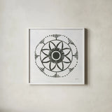 Patterns of the Amazon Icon VII by Kathrine Lovell. Shown in a crisp white glass frame for a clean and minimalist style. Available as an archival giclee rolled canvas, fine art paper, or poster print. SKU 37110a.