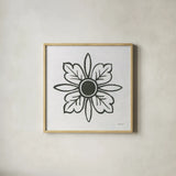 Patterns of the Amazon Icon VIII by Kathrine Lovell. Shown in a natural wood glass frame for a timeless modern aesthetic. Available as an archival giclee rolled canvas, fine art paper, or poster print. SKU 37111a.