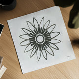 Patterns of the Amazon Icon X by Kathrine Lovell. Shown as a detailed flat fine art print, highlighting archival giclee quality. Available as an archival giclee rolled canvas, fine art paper, or poster print. SKU 37113a.