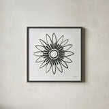 Patterns of the Amazon Icon X by Kathrine Lovell. Shown in a sleek black glass frame for a contemporary gallery look. Available as an archival giclee rolled canvas, fine art paper, or poster print. SKU 37113a.