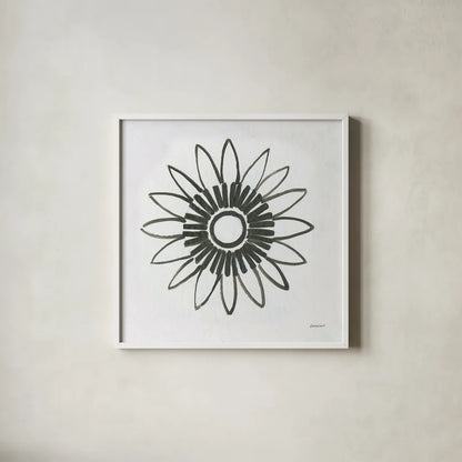 Patterns of the Amazon Icon X by Kathrine Lovell. Shown in a crisp white glass frame for a clean and minimalist style. Available as an archival giclee rolled canvas, fine art paper, or poster print. SKU 37113a.