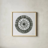 Patterns of the Amazon Icon XI by Kathrine Lovell. Shown in a natural wood glass frame for a timeless modern aesthetic. Available as an archival giclee rolled canvas, fine art paper, or poster print. SKU 37114a.