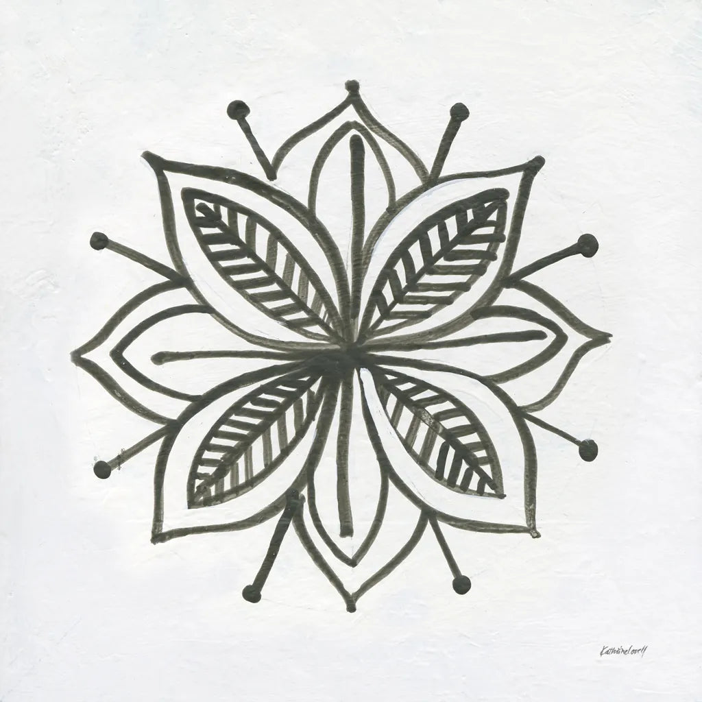 Patterns of the Amazon Icon XIV by Kathrine Lovell. SKU 37117a. Archival Giclee Fine art print for wall decor.