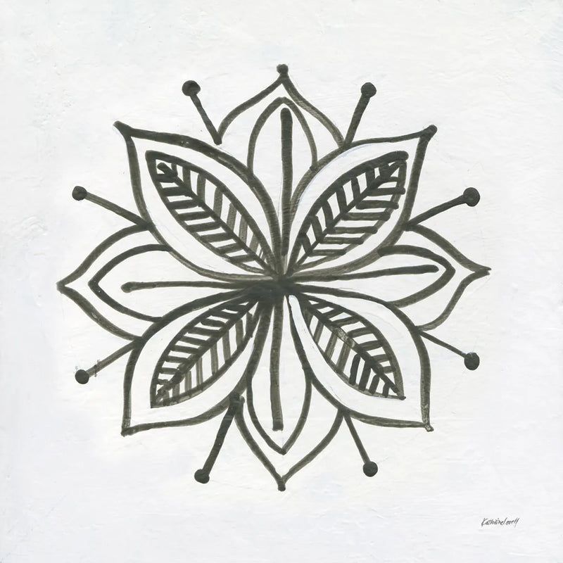 Patterns of the Amazon Icon XIV by Kathrine Lovell. SKU 37117a. Archival Giclee Fine art print for wall decor.