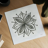 Patterns of the Amazon Icon XIV by Kathrine Lovell. Shown as a detailed flat fine art print, highlighting archival giclee quality. Available as an archival giclee rolled canvas, fine art paper, or poster print. SKU 37117a.
